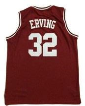 Julius Erving #32 College Basketball Jersey Sewn Maroon Any Size image 2