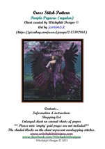 Purple Pegasus ~~ Cross Stitch Pattern - $15.80