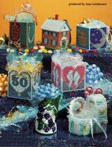 16 Plastic Canvas Gift Baskets Bassinet Cat Western Anniversary Cottage Pattern - $13.99