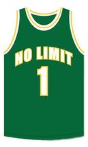 Master P #1 No Limit Basketball Jersey Sewn Green Any Size image 1