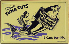 Tuna Cuts ( metal sign ) - $24.95