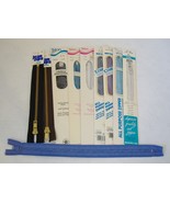 Zippers Lot of 10 Pieces Talon Coats Lily YKK Black White Blue Purple 7&quot;... - $24.00