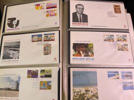 Netherlands 555 Stamp Album Davo Binder 1960-1983 MNH First Day Cover Lot image 5