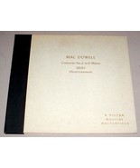 MAC DOWELL PIANO NO.2 (4) 78 RPM SET - Arthur Fiedler - $34.95