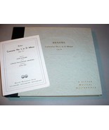BRAHMS CONCERTO NO.1 (6) 12&quot; 78 RPM SET Artur Schnabel - Victor DM-677 - $44.75
