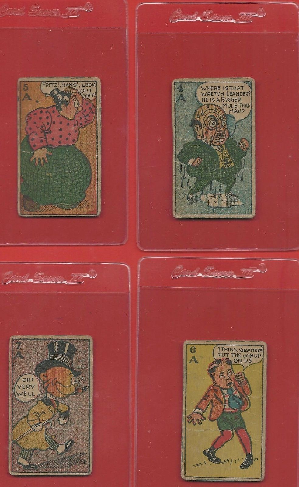 HEE HAW & MAUD MULE RARE VERY EARLY 1900's COMPLETE STRIP SET OF 36 ...