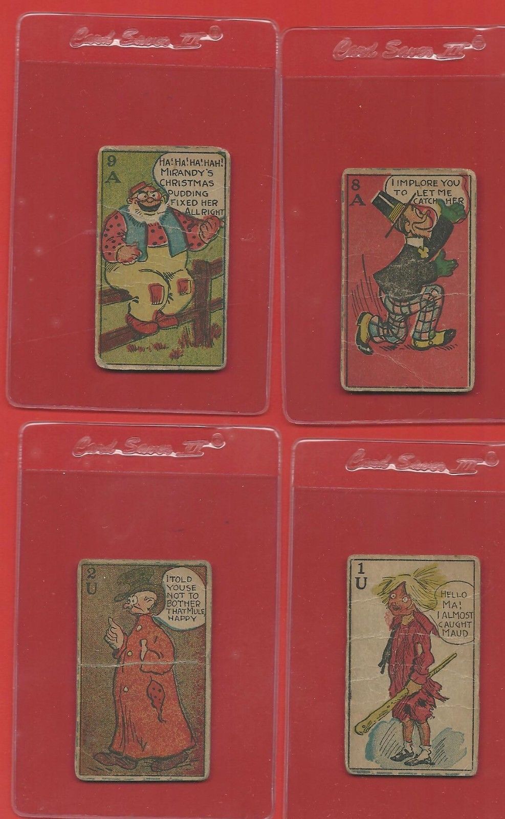 HEE HAW & MAUD MULE RARE VERY EARLY 1900's COMPLETE STRIP SET OF 36 ...