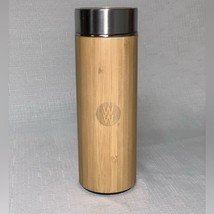 Weight Watcher Bamboo Tumbler Double Mounted Stainless Steel Hot Cold Co... - $21.78