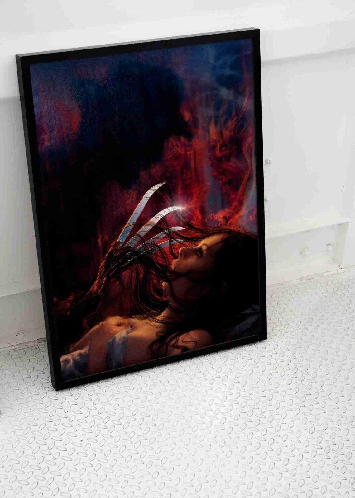 Nightmare On Elm Steet Horror Movie Poster Art Freddy Krueger Print A4