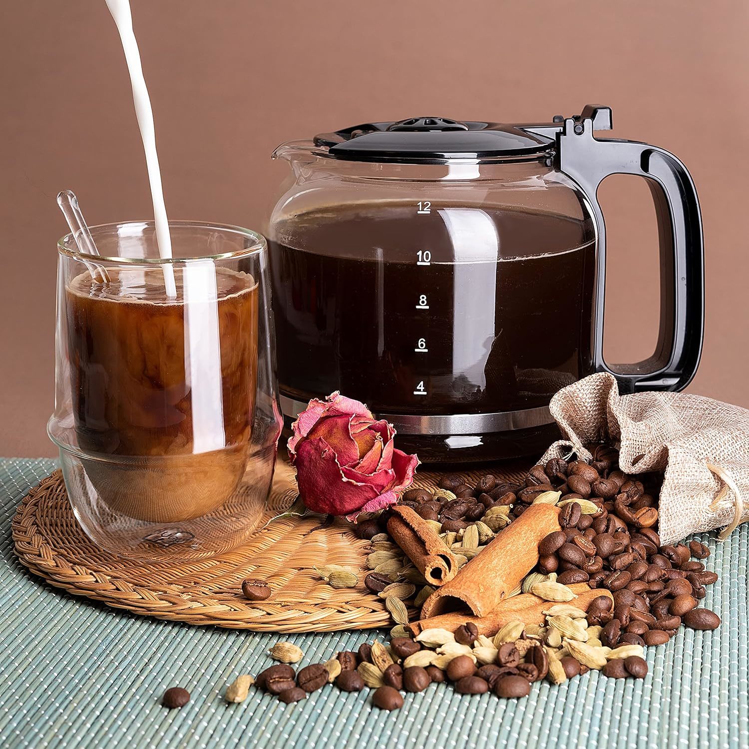  Mixpresso 5-Cup Drip Coffee Maker, Coffee Pot Machine