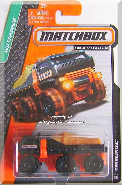 Matchbox - Terrainiac: MBX Explorers #115/120 (2014) *Black & Orange ...