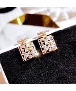2Ct Round Cut Lab Created Diamond Stud Women's Earrings 14K Yellow Gold Plated - $138.59
