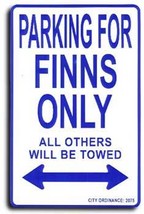 Finland Parking Sign - $11.94