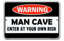 Man Cave Parking Sign - $13.14