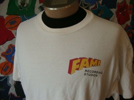 Vintage 90&#39;s Fame Recording Studios Aretha Franklin T Shirt L  - $59.89