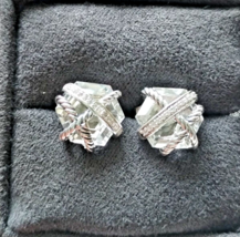 Previously Owned David Yurman Cable Wrap Earrings with white topaz and D... - $325.00