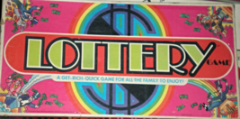 Lottery Game (1972 Vintage) BoardGame - $14.00