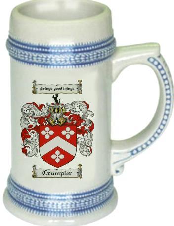 crumpler coat of arms stein / family crest tankard mug