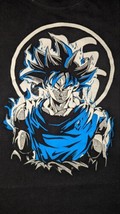 Dragon Ball Z Mens Size 2XL Black Anime Super Saiyan Goku Graphic T-Shirt - $18.95