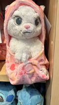 Disney Parks Baby Marie the Cat in a Hoody Pouch Blanket Plush Doll NEW image 5