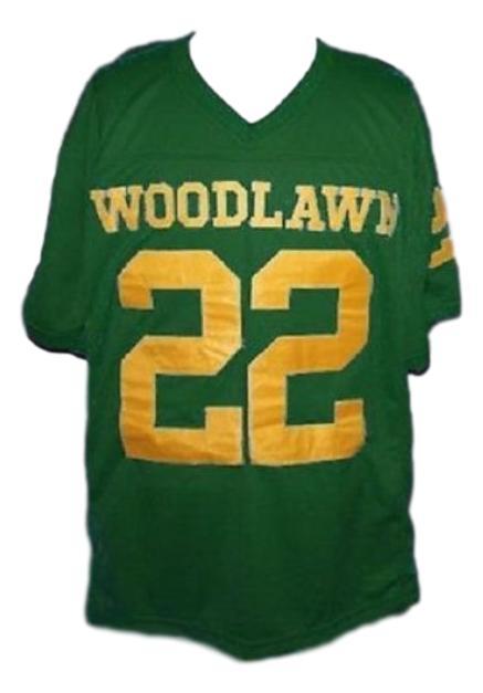 Tony nathan woodlawn movie football jersey green   1