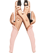   Crop-a-Dile Hole Punch &amp; Eyelet Setter. Rose Gold w/pink handles. We R... - $37.95
