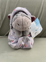 Disney Parks Baby Eeyore in a Hoodie Pouch Blanket Plush Doll New image 8