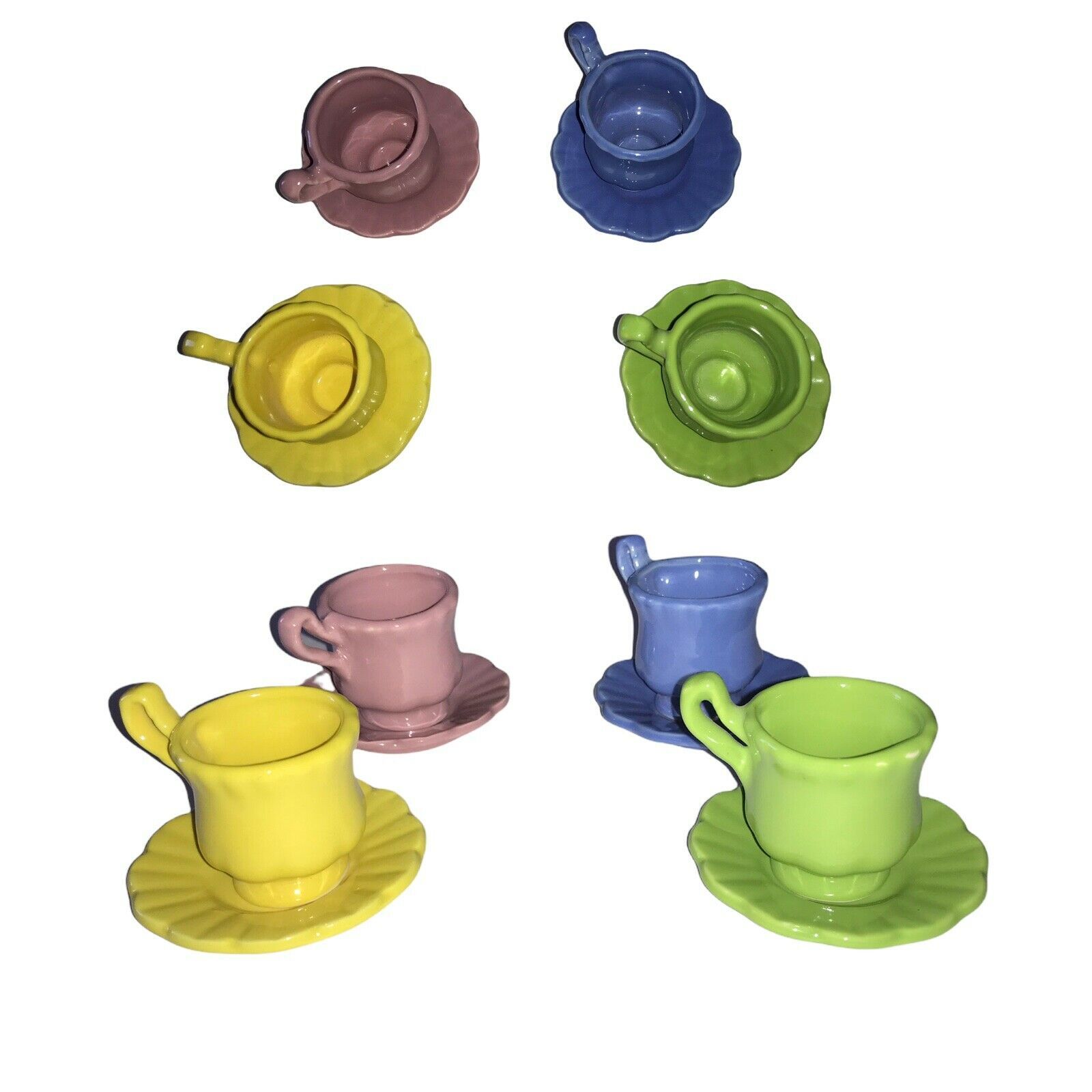 Frenzy Toys Colorful Child Vintage Tea Set Dishes, Tea Sets