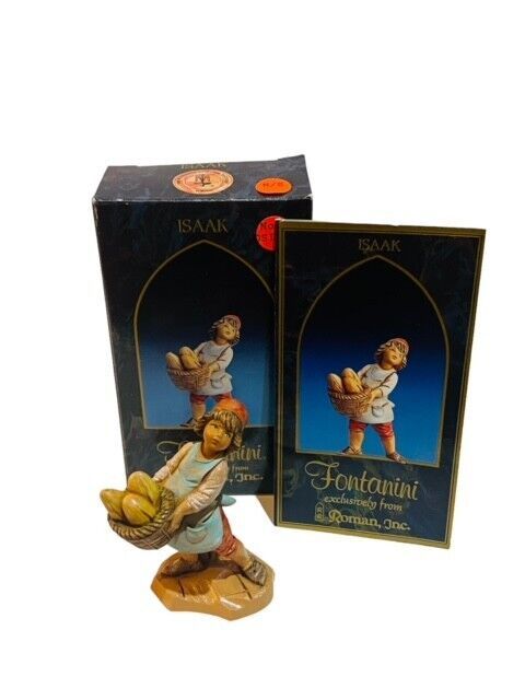 Primary image for Roman Fontanini Italy figurine Nativity Christmas Depose BOX vtg Isaak Baker son