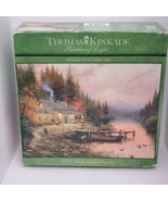 Thomas Kinkade The End Of A Perfect Day 1000 Piece Jigsaw Puzzle New Cru... - $14.99