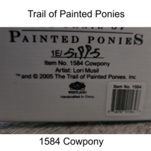 Painted Ponies Cowpony #1584 Artist Lori Musil Retired 2005 Pre Loved In Box image 6