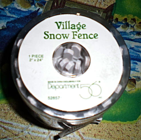 Train Accessories O - Scale Village Snow Fence