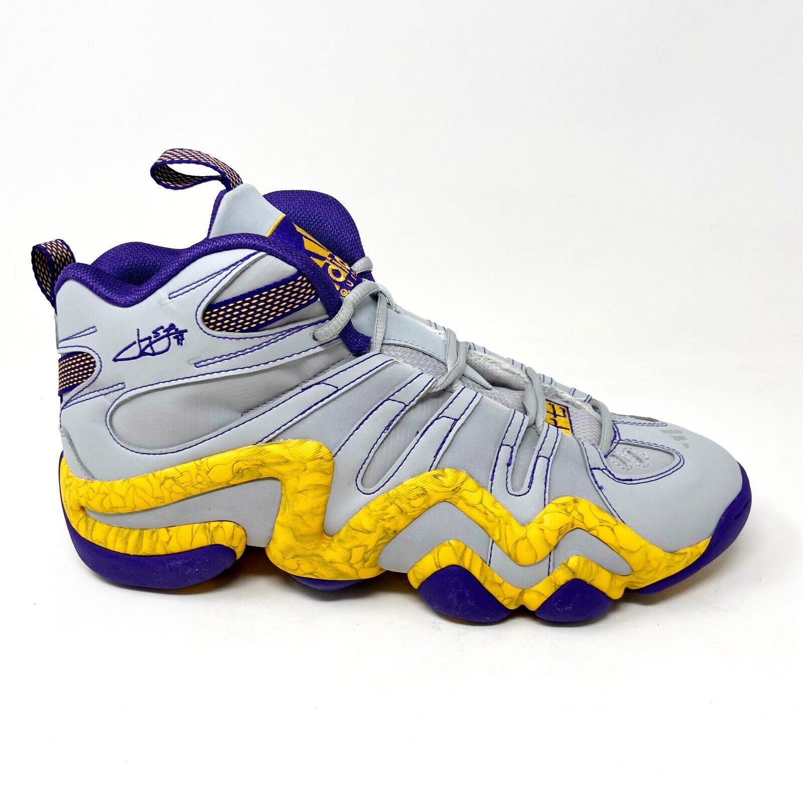 Reebok Question Iverson purple 5.5 suede basketball shoes sneakers