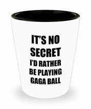 Gaga Ball Shot Glass Sport Fan Lover Funny Gift Idea For Liquor Lover Al... - $12.84
