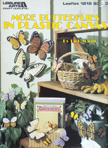 PLASTIC CANVAS MORE BUTTERFLIES ALL SIZES 1215 LEISURE ARTS TISSUE COVER +  - $8.98