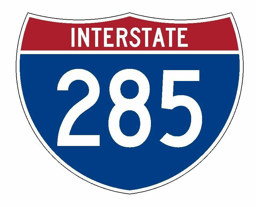 Primary image for Interstate 285 Sticker R2115 Highway Sign Road Sign