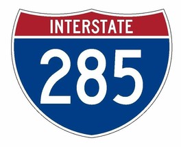 Interstate 285 Sticker R2115 Highway Sign Road Sign - $1.45