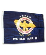  World War II - 3&#39;X4&#39; Commemorative Nylon Flag - $52.80