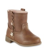Toddler Girls Cowboy Ankle Boots Western with Flowers Size 10 11 or 12 - $26.99+