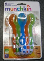 Munchkin Multi Forks & Spoons, 12+ Months - 6 count