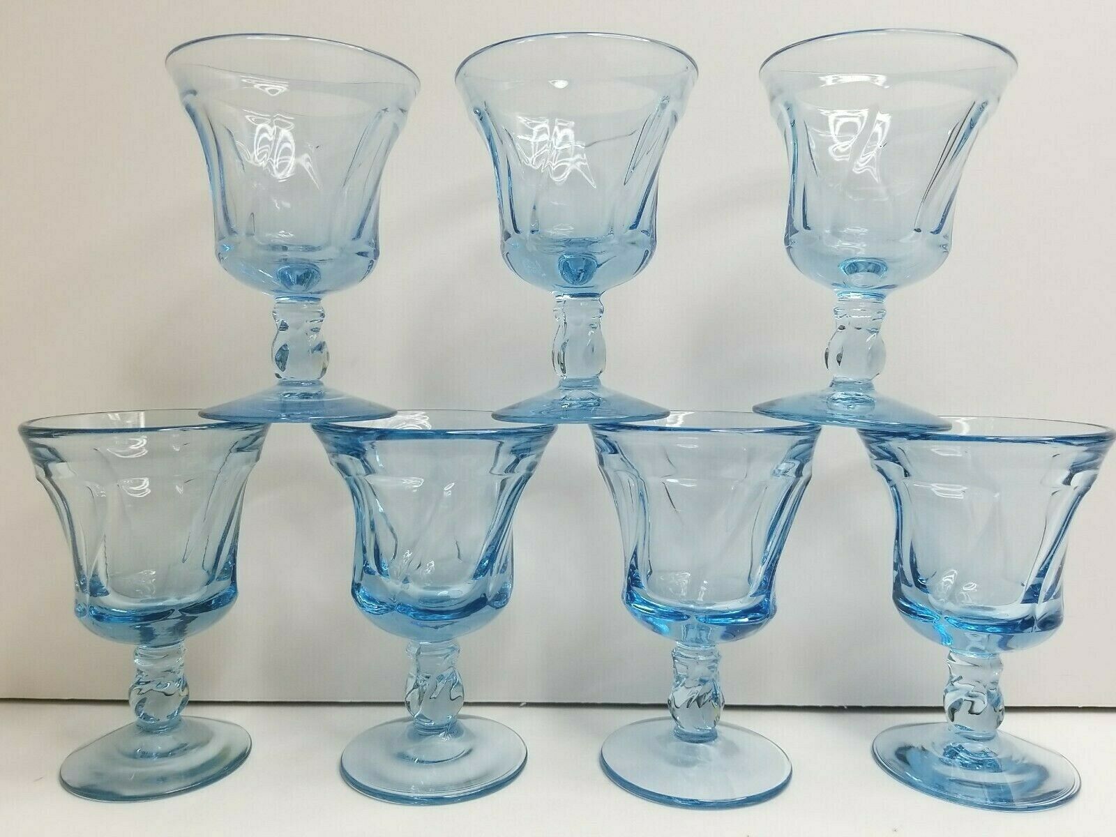 Fostoria Virginia Blue Beverage Glasses (Set of 6) - Bowditch Antiques &  Collectibles