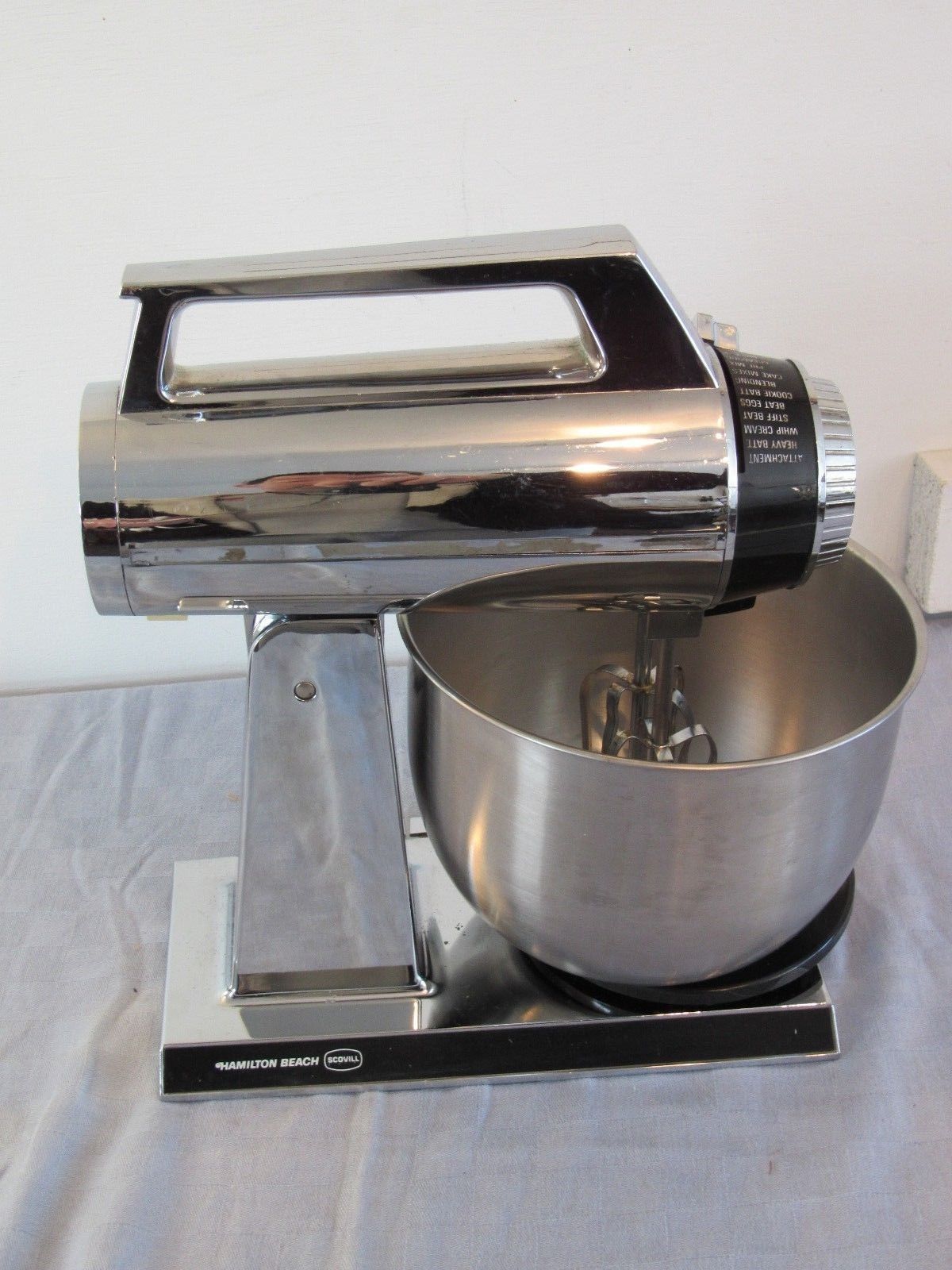 Vintage Hamilton Beach Model G Stand Mixer With Bowl And Juicer Attachment