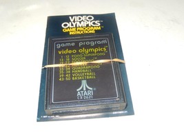 ATARI - VIDEO OLYMPICS GAME W/INSTRUCTION BOOKLET - TESTED GOOD - L252A - $8.31
