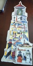 Lighthouse Shaped Puzzle 600 Pieces Great American Puzzle Factory Roger ... - $19.79
