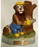 Jim Beam BUCKY BEAVER Whiskey Decanter 18th Annual IAJBBSC Convention ~ ... - $9.94