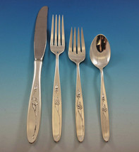 Rose Solitaire by Towle Sterling Silver Flatware Set for 6 Service 27 pieces - $1,633.50