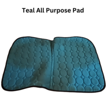 Roma All Purpose Horse Saddle Pad and Set of 4 Polos Turquoise USED image 10