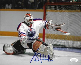 Grant Fuhr Autographed 8x10 Photo JSA COA NHL Edmonton Oilers Signed Butterfly - $55.21