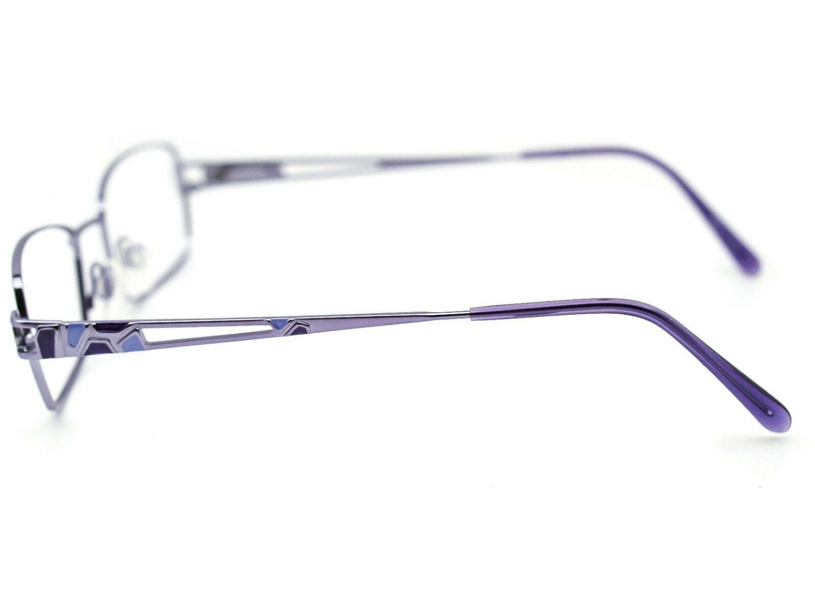 Charmant Eyeglasses Aristar Ar16316 577 Purple Rectangular Metal Frame 51 18 140 Eyeglass Frames