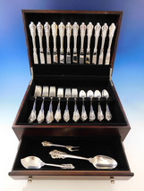 Grande Baroque by Wallace Sterling Silver Flatware Set for 12 Service 51... - $2,520.29